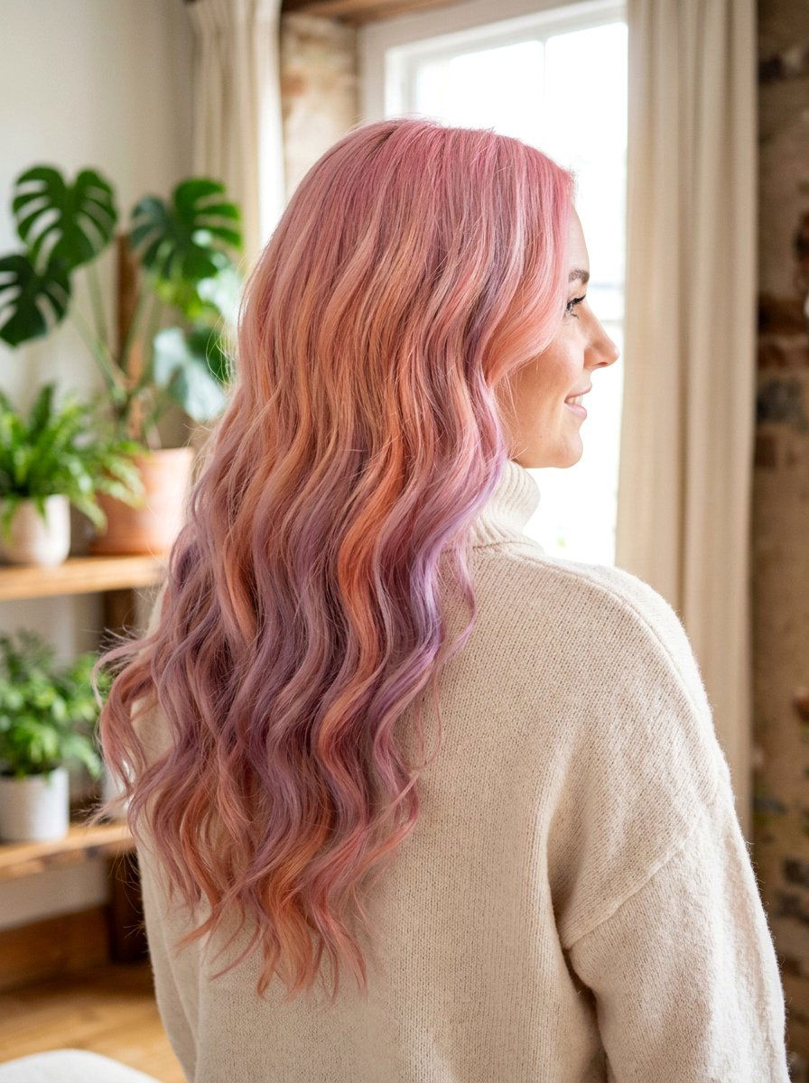 Pastel Sunrise Hair Color Blend - 20 sunrise hair color ideas - 20 sunrise hair color ideas