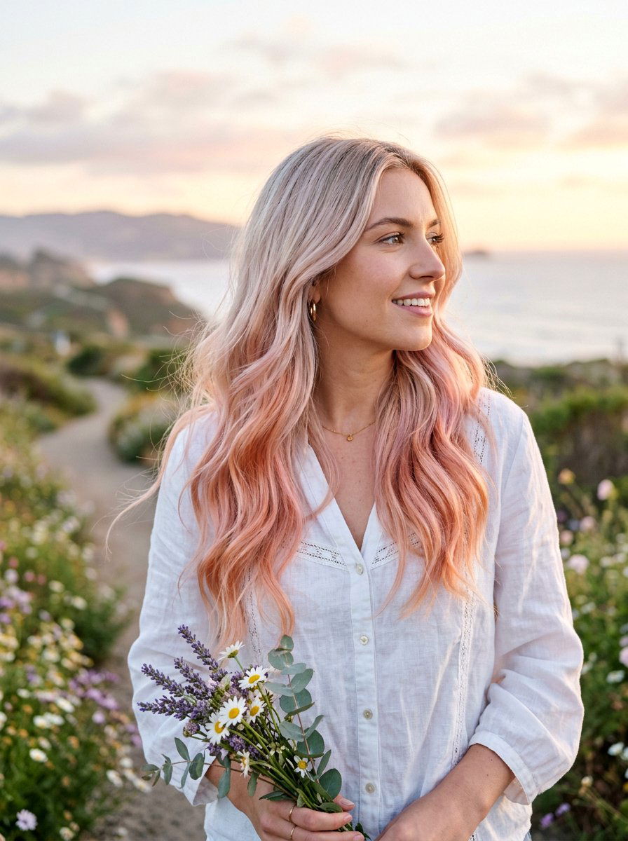Pastel Sunset Ombre Hair - 20 sunset ombre hair color - 20 sunset ombre hair color