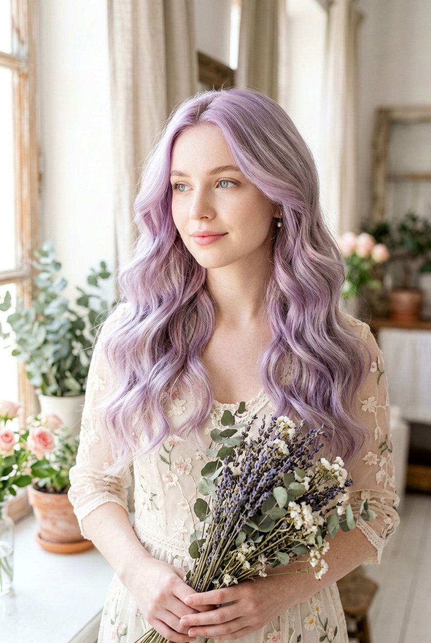 Pastel lilac hair - 20 lilac hair color ideas - 20 lilac hair color ideas