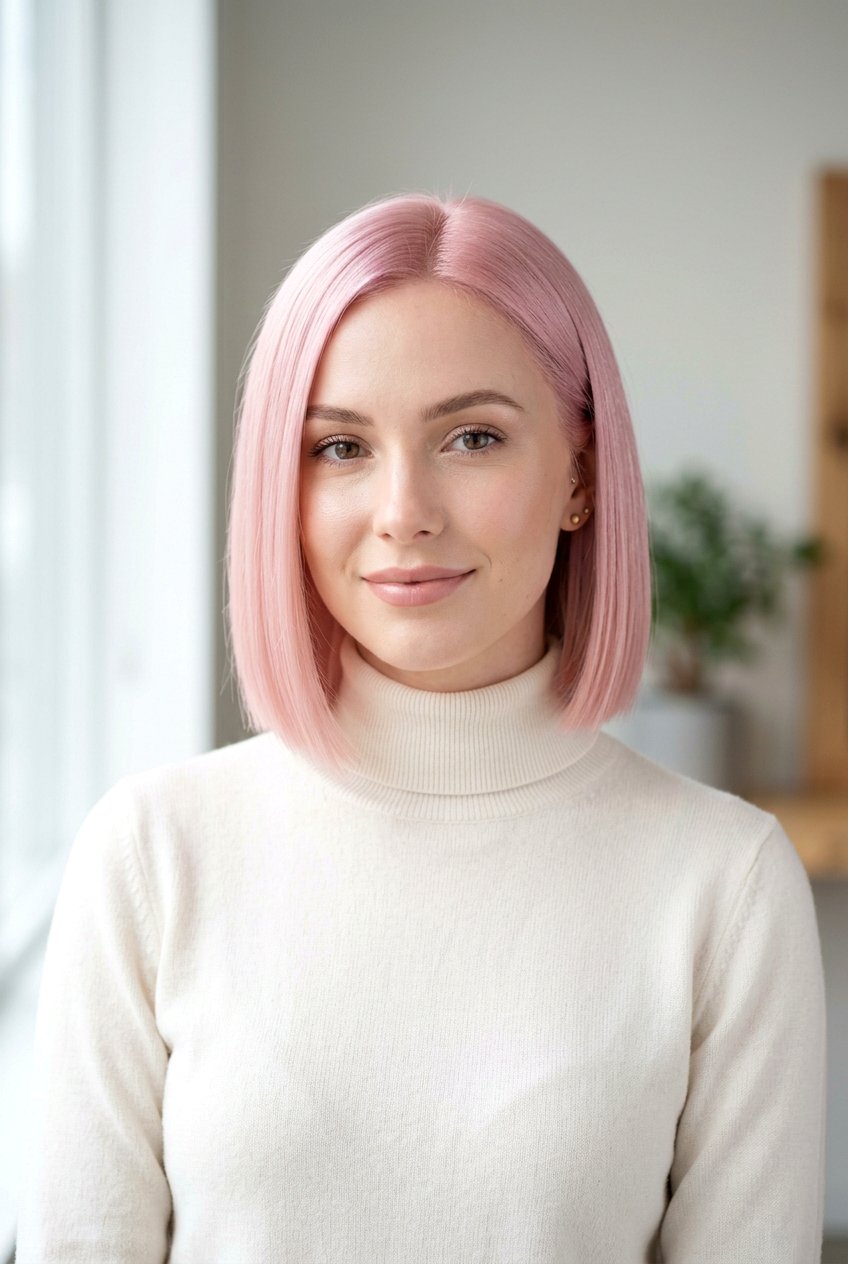 Pastel pink bob haircut - 20 pastel pink hair color - 20 pastel pink hair color