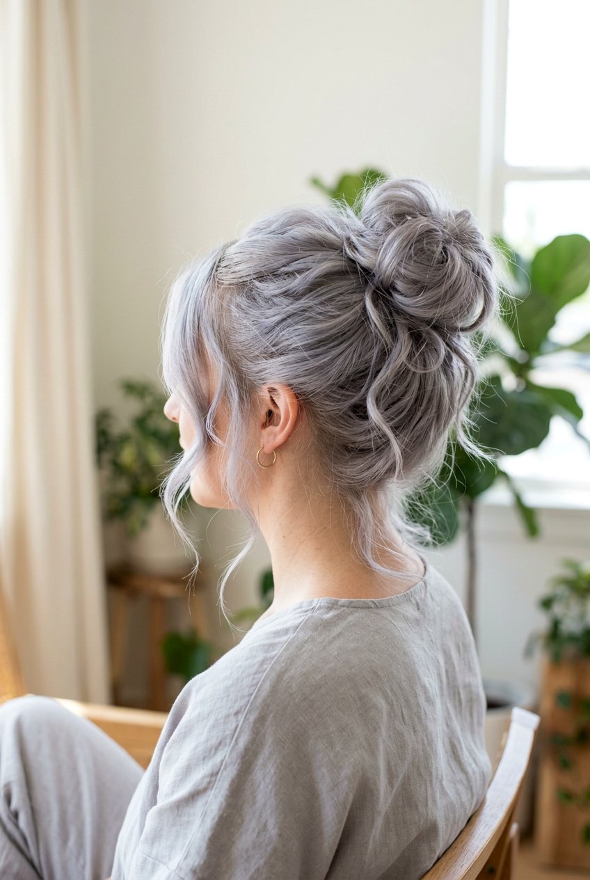 20 Breathtaking Smoky Gray Hair Color Ideas You Must Try