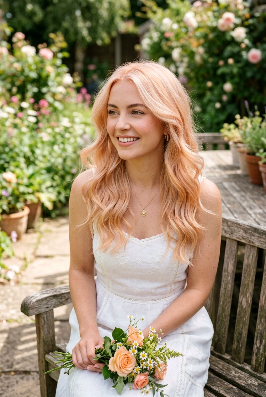 Peach Blonde Hair Color - 20 trendy hair colors 2026 - 20 trendy hair colors 2026