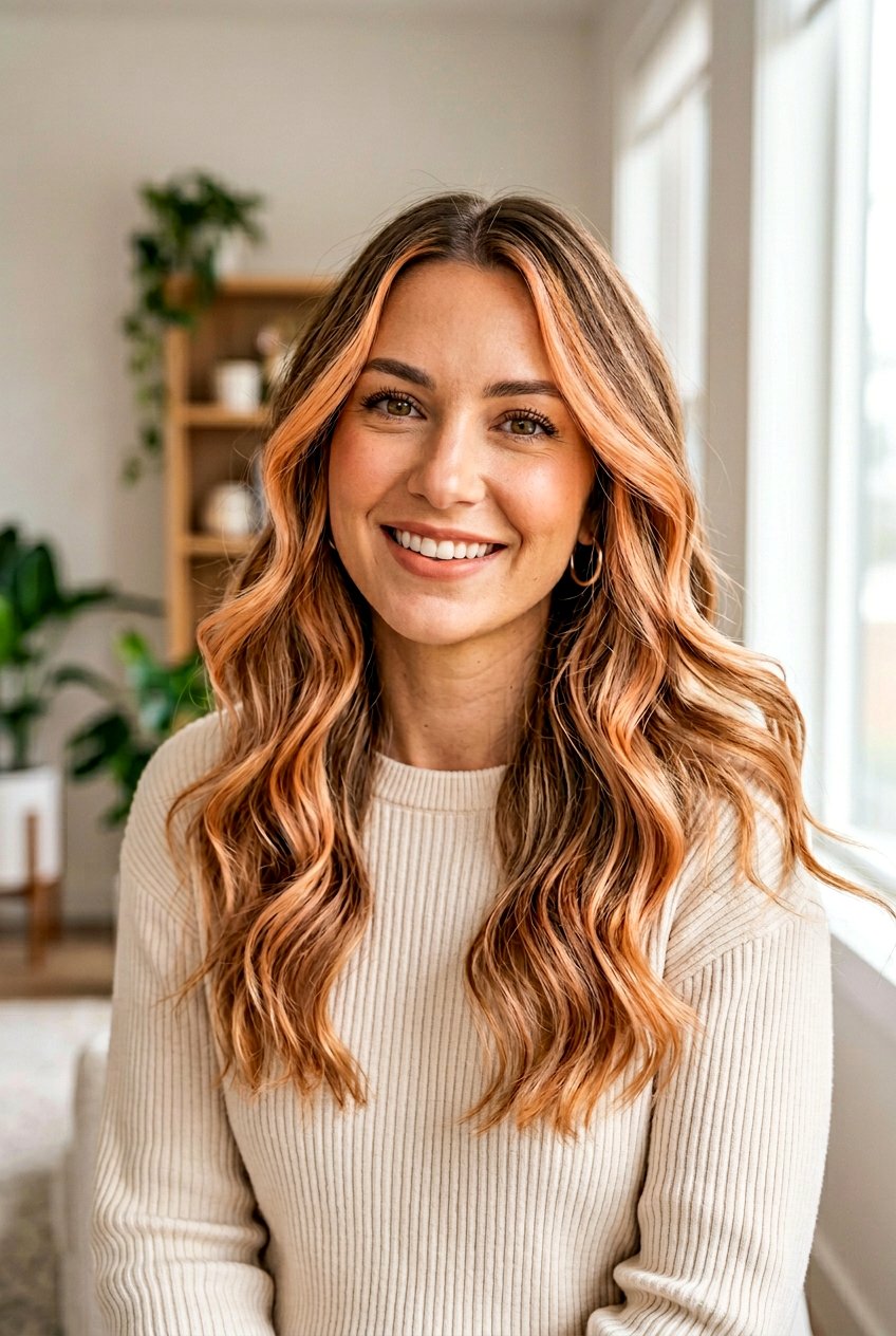 Peach Blonde Highlights on Dark Blonde Hair - 20 soft peach blonde hair - 20 soft peach blonde hair