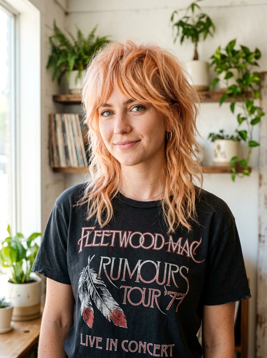 Peach Blonde Shag Haircut - 20 summer peach blonde hair color - 20 summer peach blonde hair color