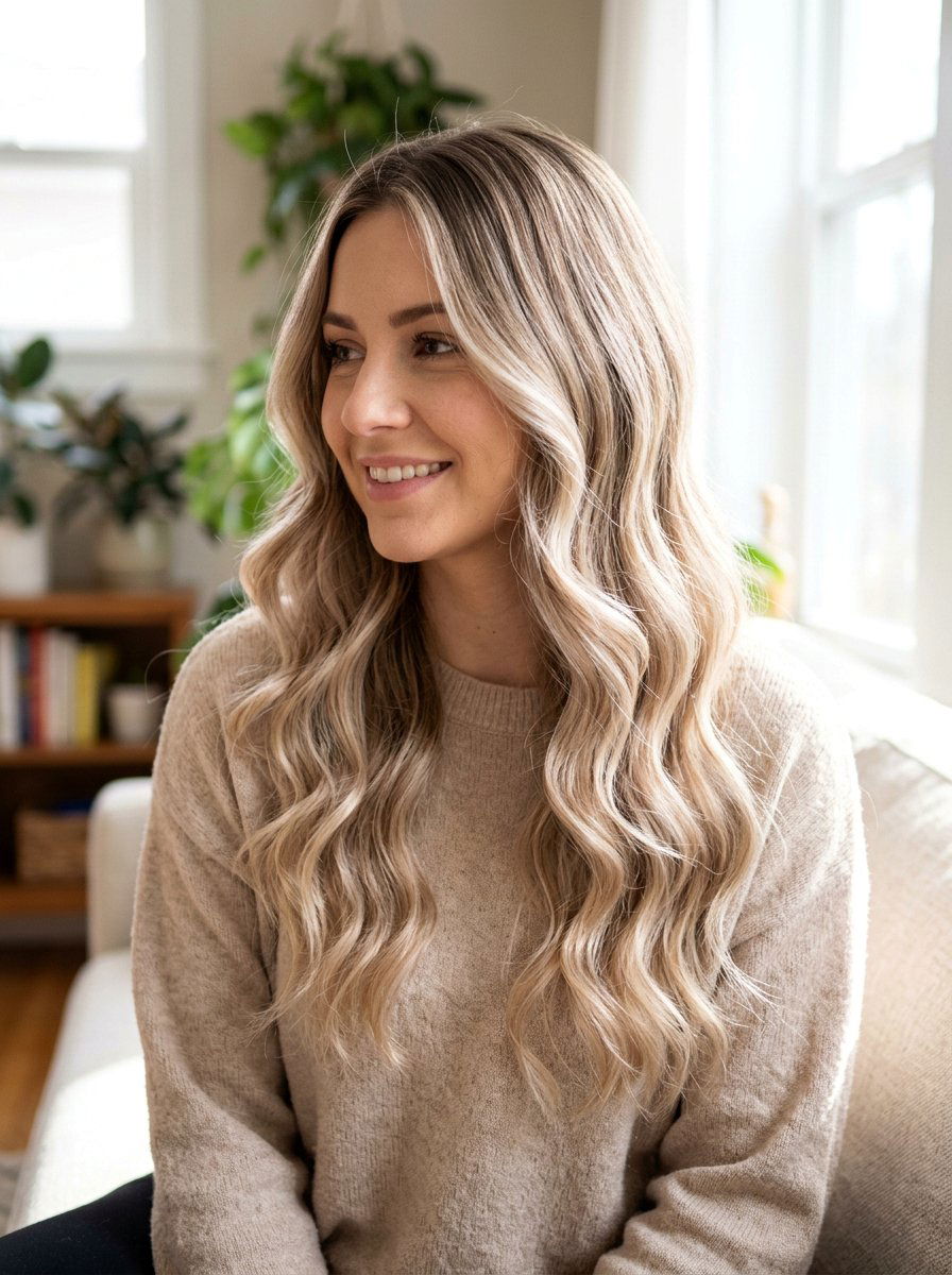 Pearl Beige Blonde Balayage - 20 pearl beige blonde hair - 20 pearl beige blonde hair