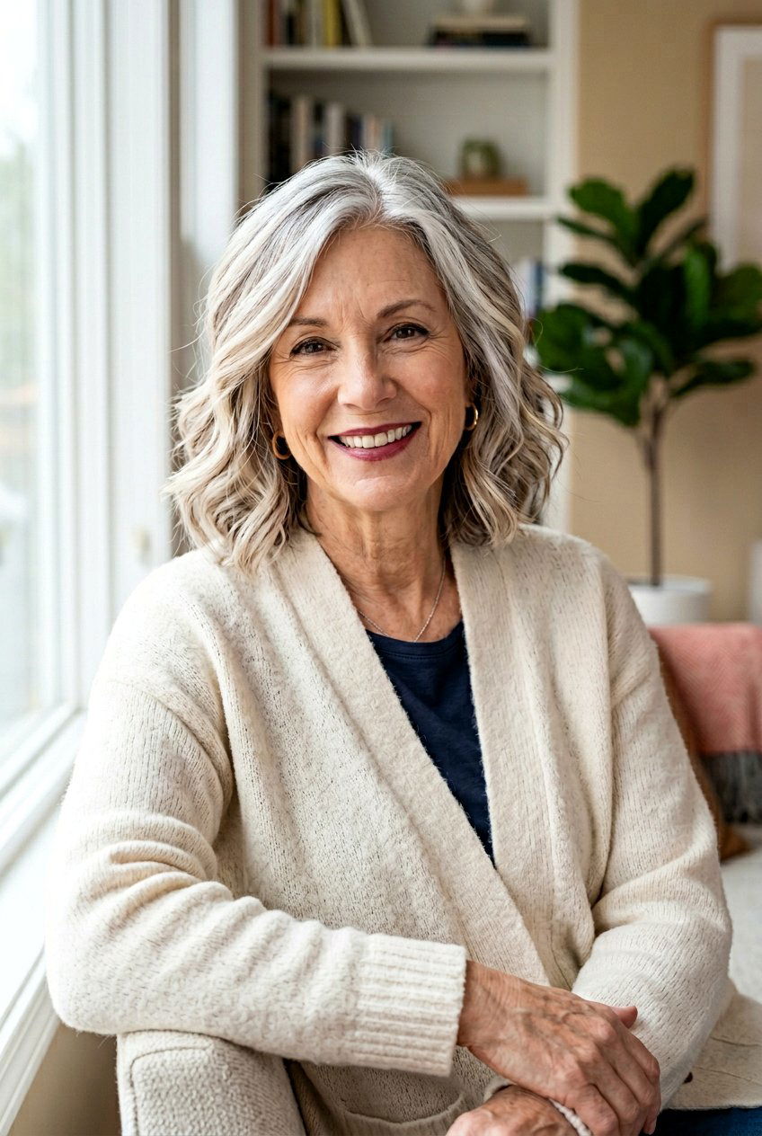Pearl Blonde Balayage On Gray Hair - 20 pearl blonde for women over 60 - 20 pearl blonde for women over 60