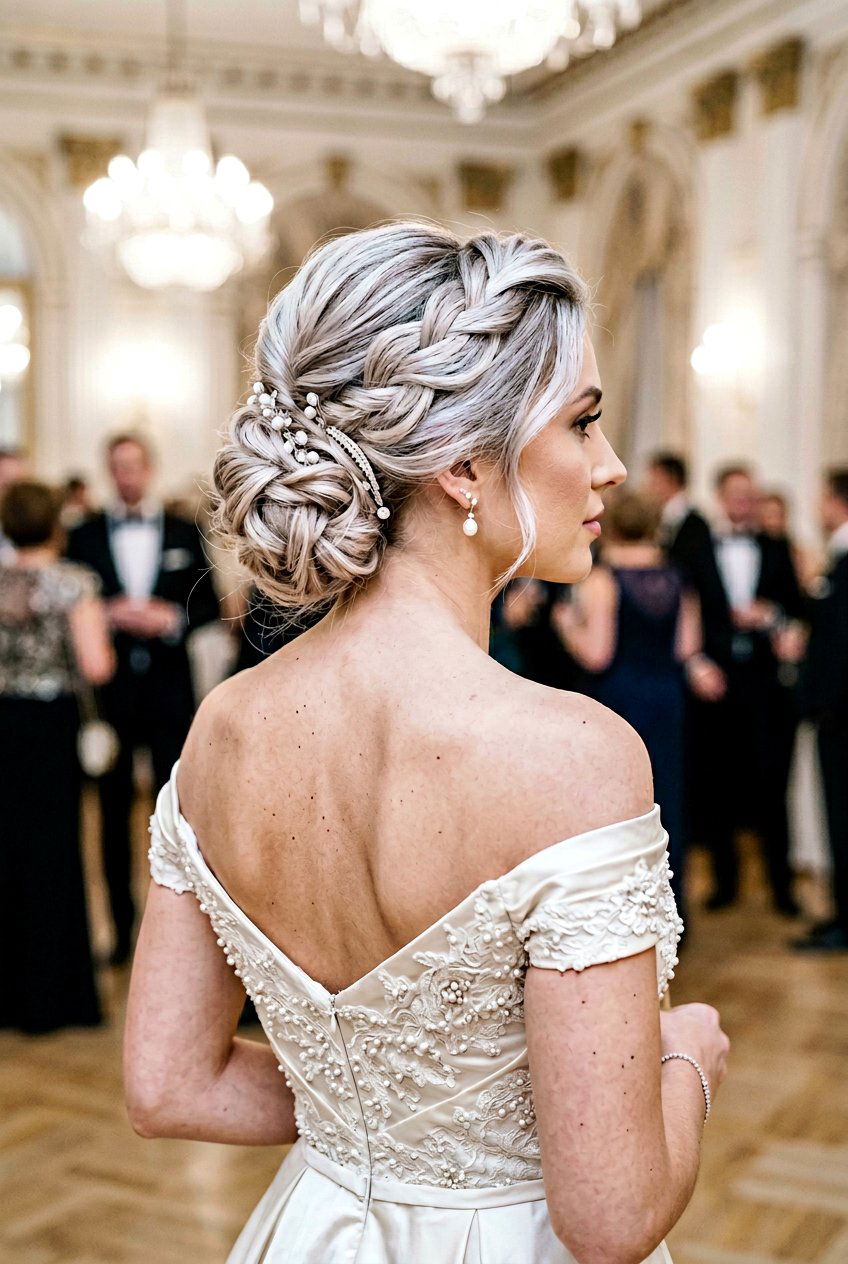 Pearl Blonde Balayage Updo - 20 modern blonde balayage ideas - 20 modern blonde balayage ideas