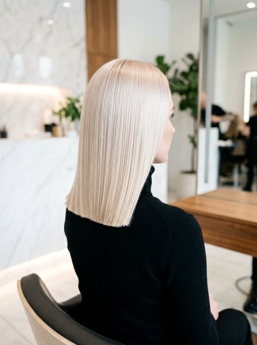 Pearl Blonde Blunt Cut - 20 pearl blonde for mature women - 20 pearl blonde for mature women