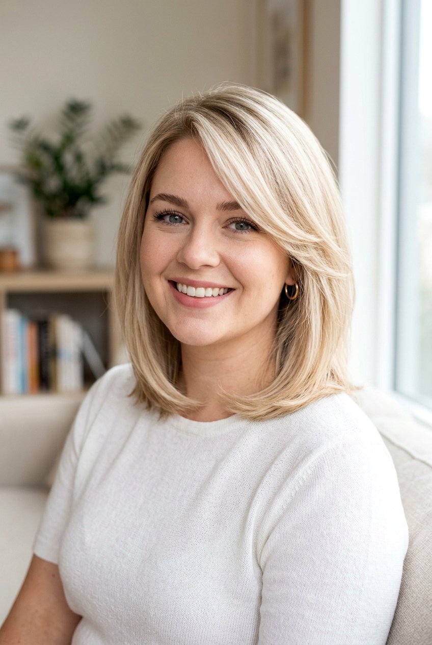 Pearl Blonde Bob For Round Face - 20 pearl blonde bob - 20 pearl blonde bob