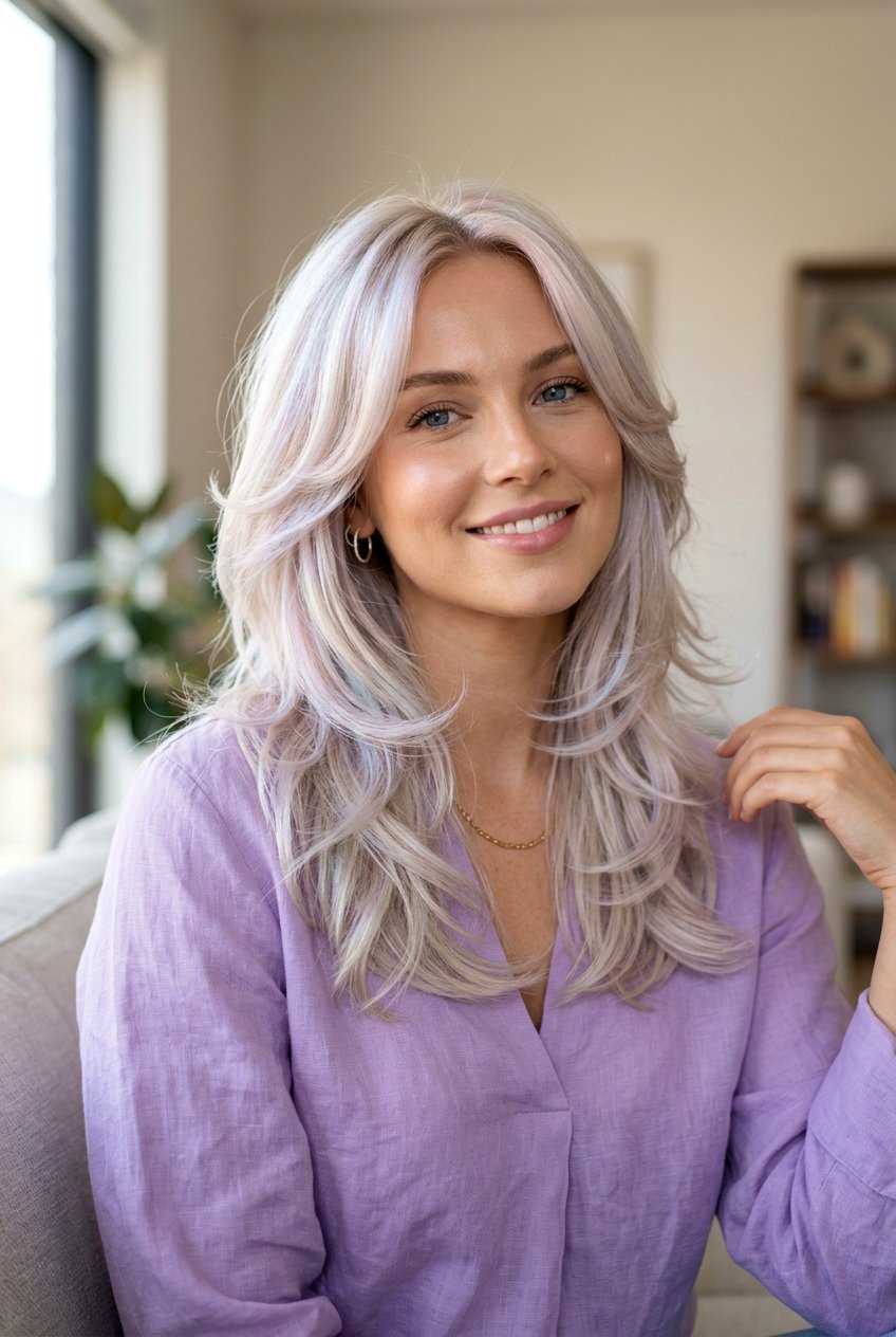 Pearl Blonde Butterfly Haircut - 20 blonde butterfly haircut color ideas - 20 blonde butterfly haircut color ideas