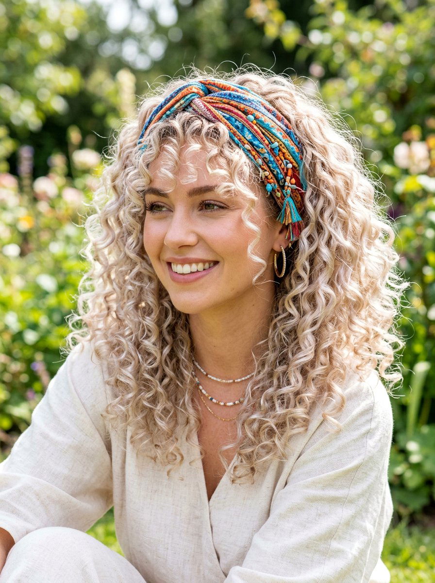 Pearl Blonde Curly Hair - 20 pearl blonde for mature women - 20 pearl blonde for mature women