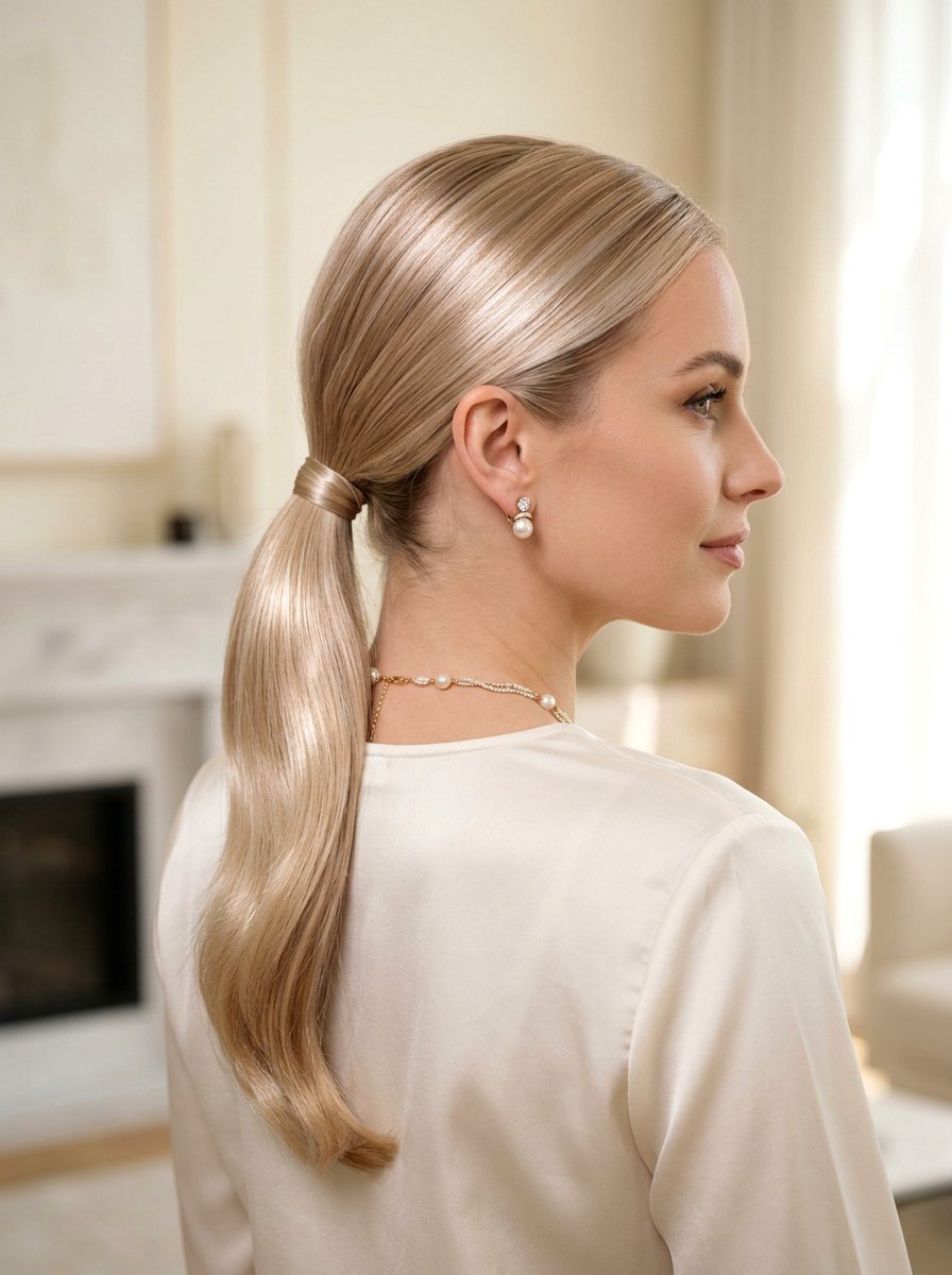 Pearl Blonde Glossy Finish - 20 pearl blonde for mature women - 20 pearl blonde for mature women