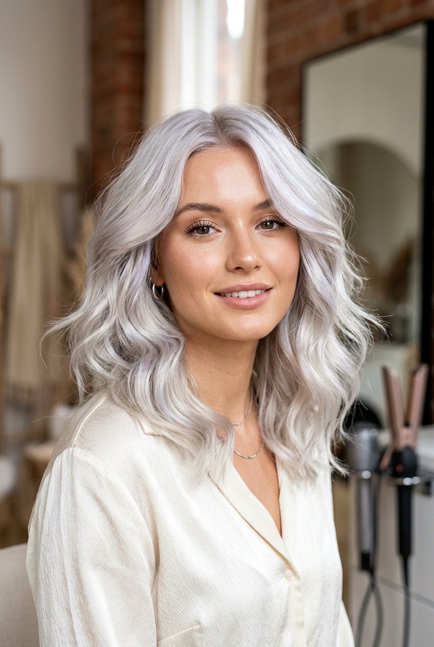 Pearl Blonde Hair - 20 hair color ideas for gray coverage - 20 hair color ideas for gray coverage