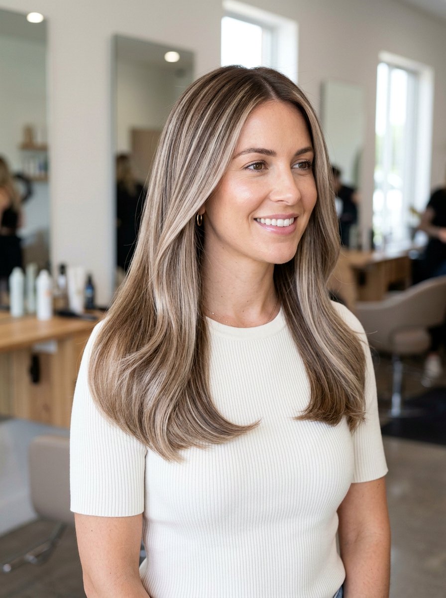 Pearl Blonde Highlights Maintenance - 20 pearl blonde highlights on brown hair - 20 pearl blonde highlights on brown hair