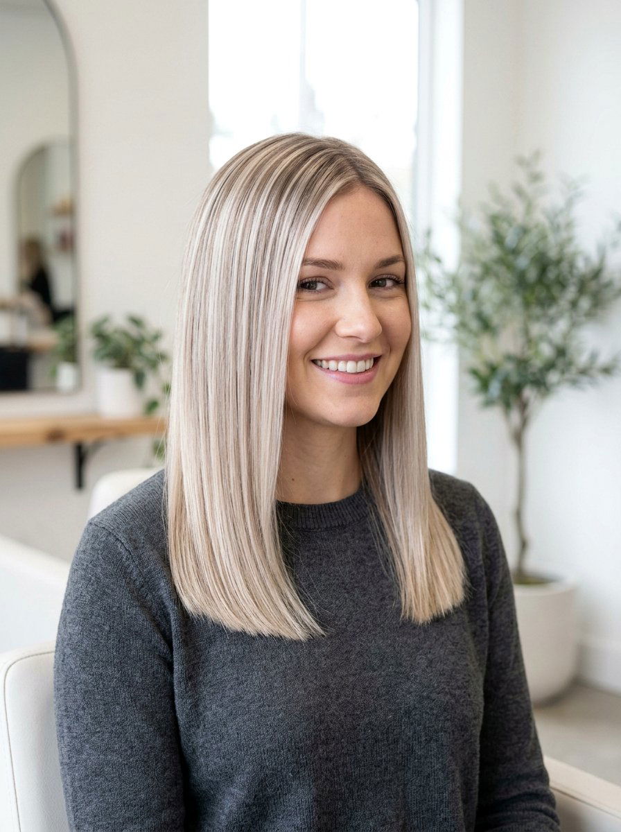 Pearl Blonde Highlights With Straight Hair - 20 pearl blonde highlights on brown hair - 20 pearl blonde highlights on brown hair