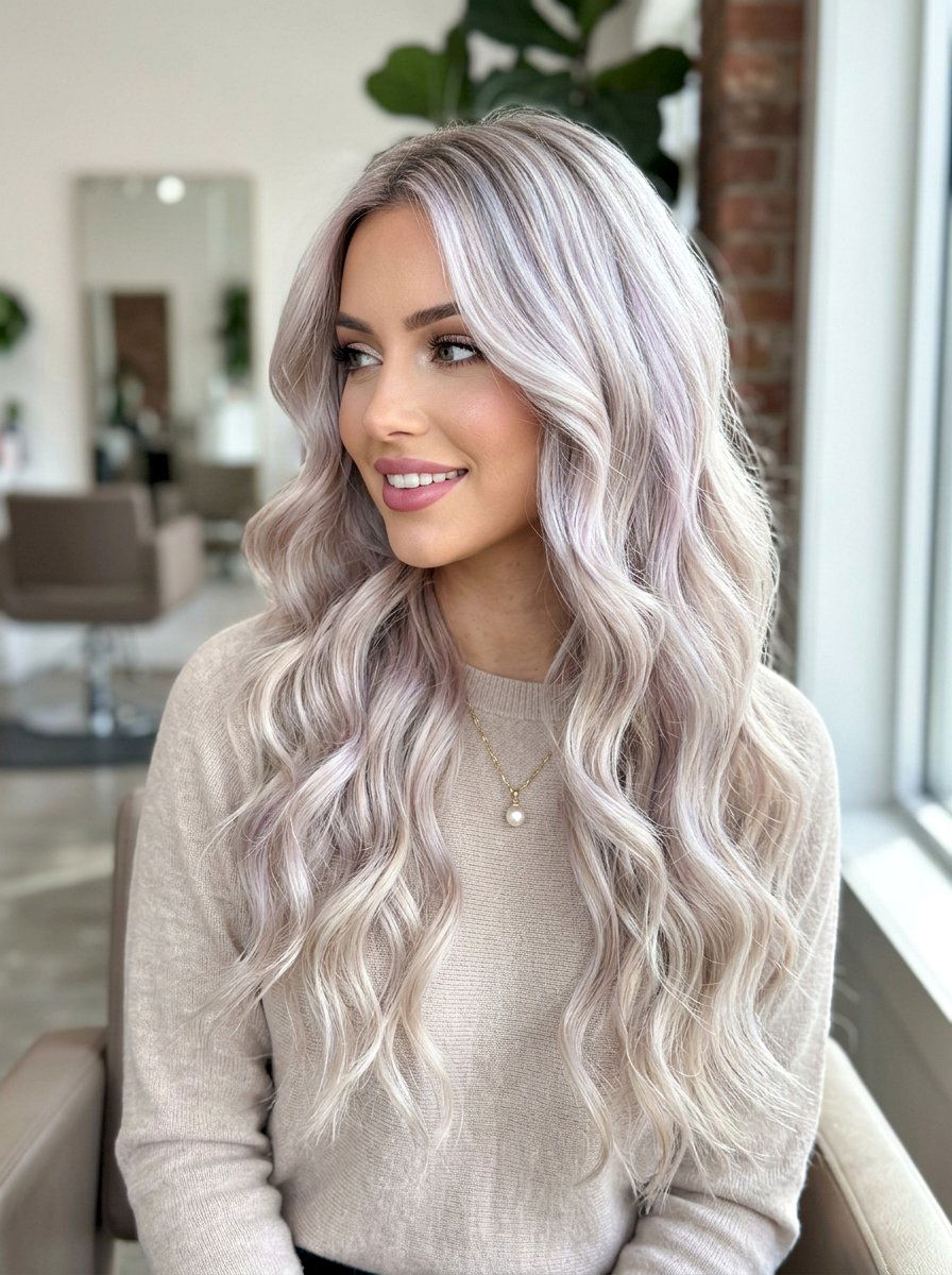 Pearl Blonde Iridescent Pastel Balayage - 20 iridescent pastel balayage - 20 iridescent pastel balayage