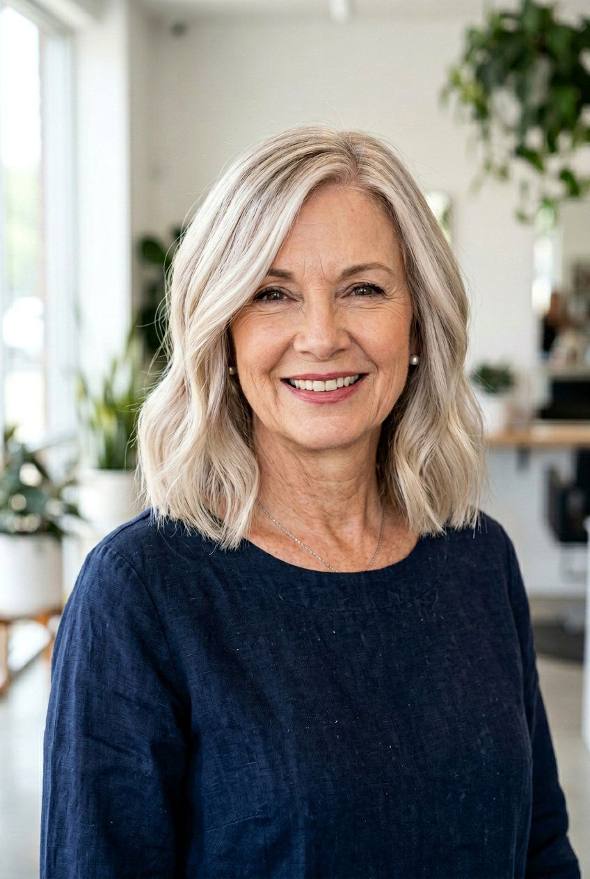 Pearl Blonde Lob For Thin Hair - 20 pearl blonde for women over 60 - 20 pearl blonde for women over 60