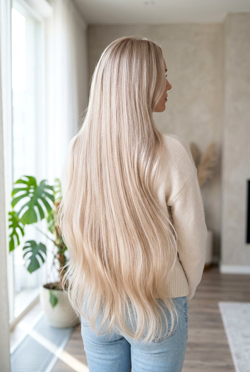 Pearl Blonde Long Hair - 20 pearl blonde hair color - 20 pearl blonde hair color