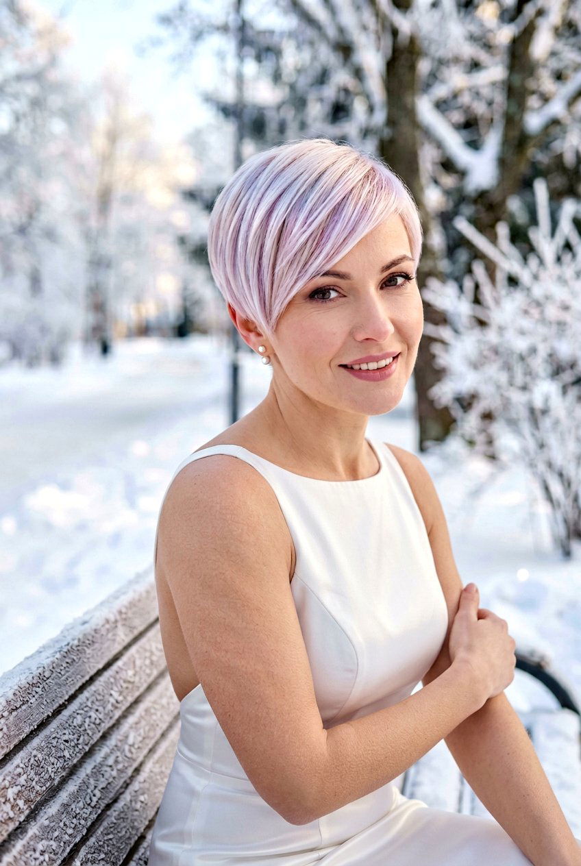 Pearl Blonde Pixie - 20 blonde pixie hair color ideas - 20 blonde pixie hair color ideas