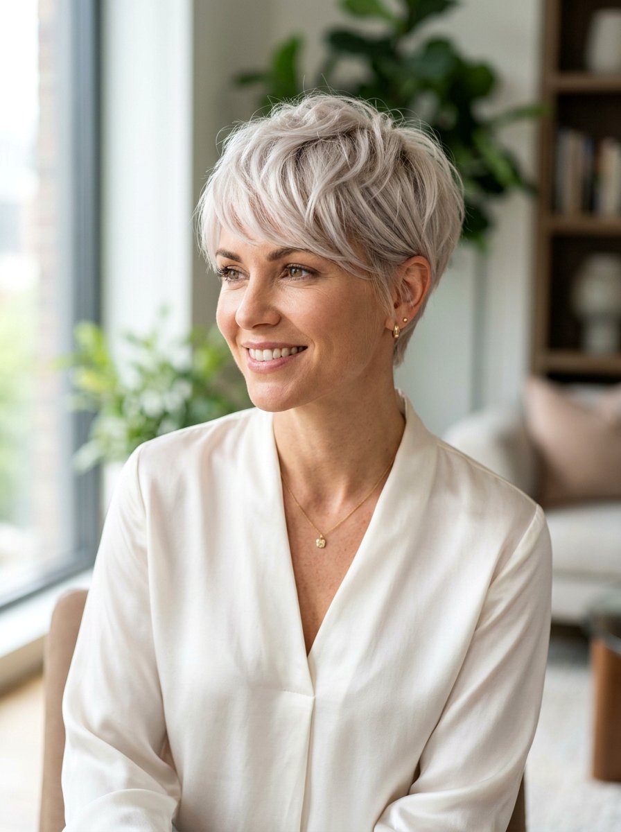 20 Elegant Pearl Blonde for Mature Women Looks to Embrace