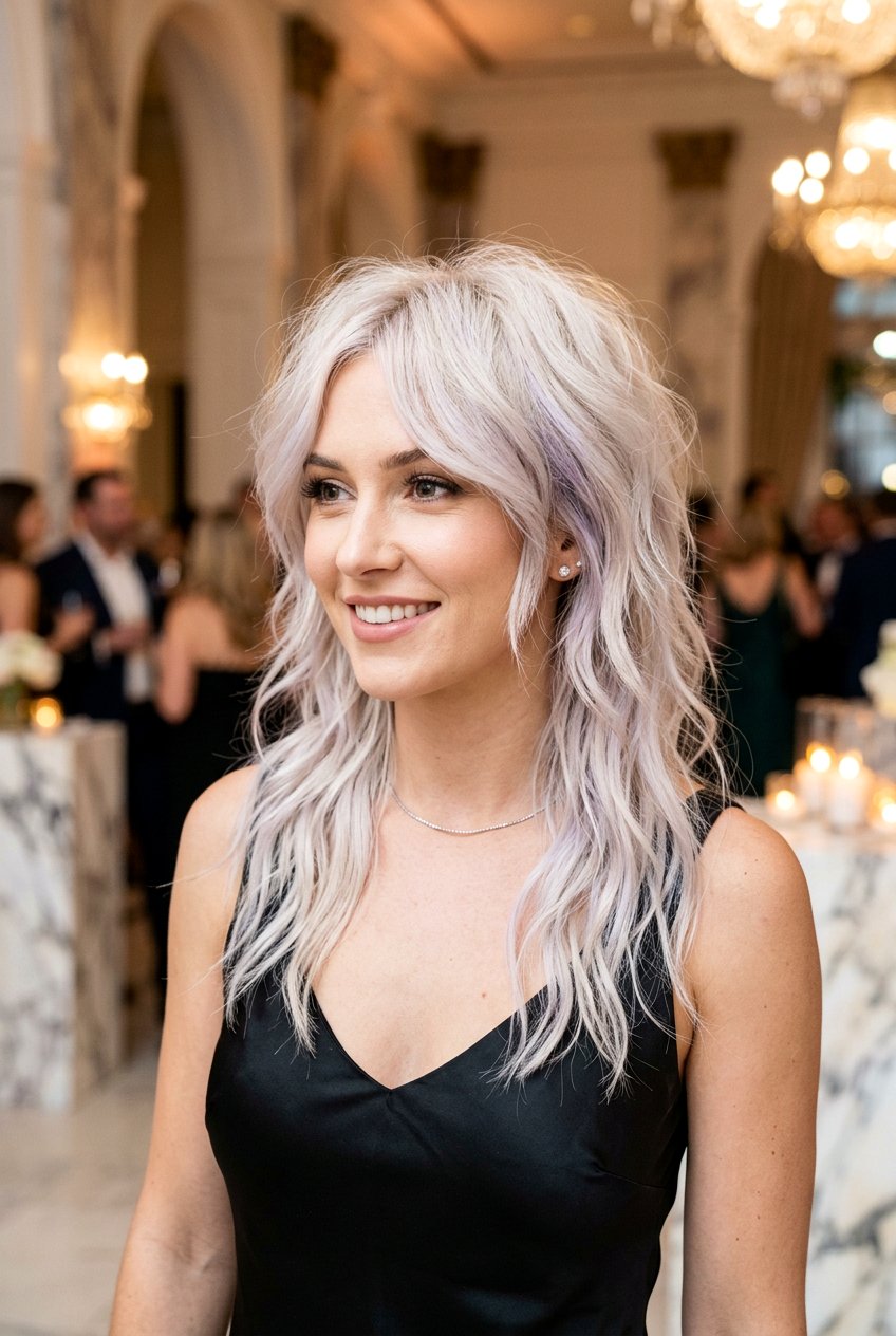 Pearl Blonde Wolf Cut - 20 blonde wolf cut color ideas - 20 blonde wolf cut color ideas