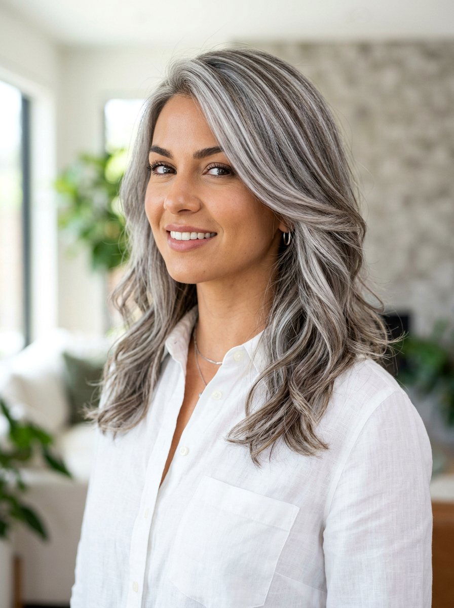 Pearl Gray Highlights With Ash Blonde Lowlights - 20 pearl gray blending highlights - 20 pearl gray blending highlights