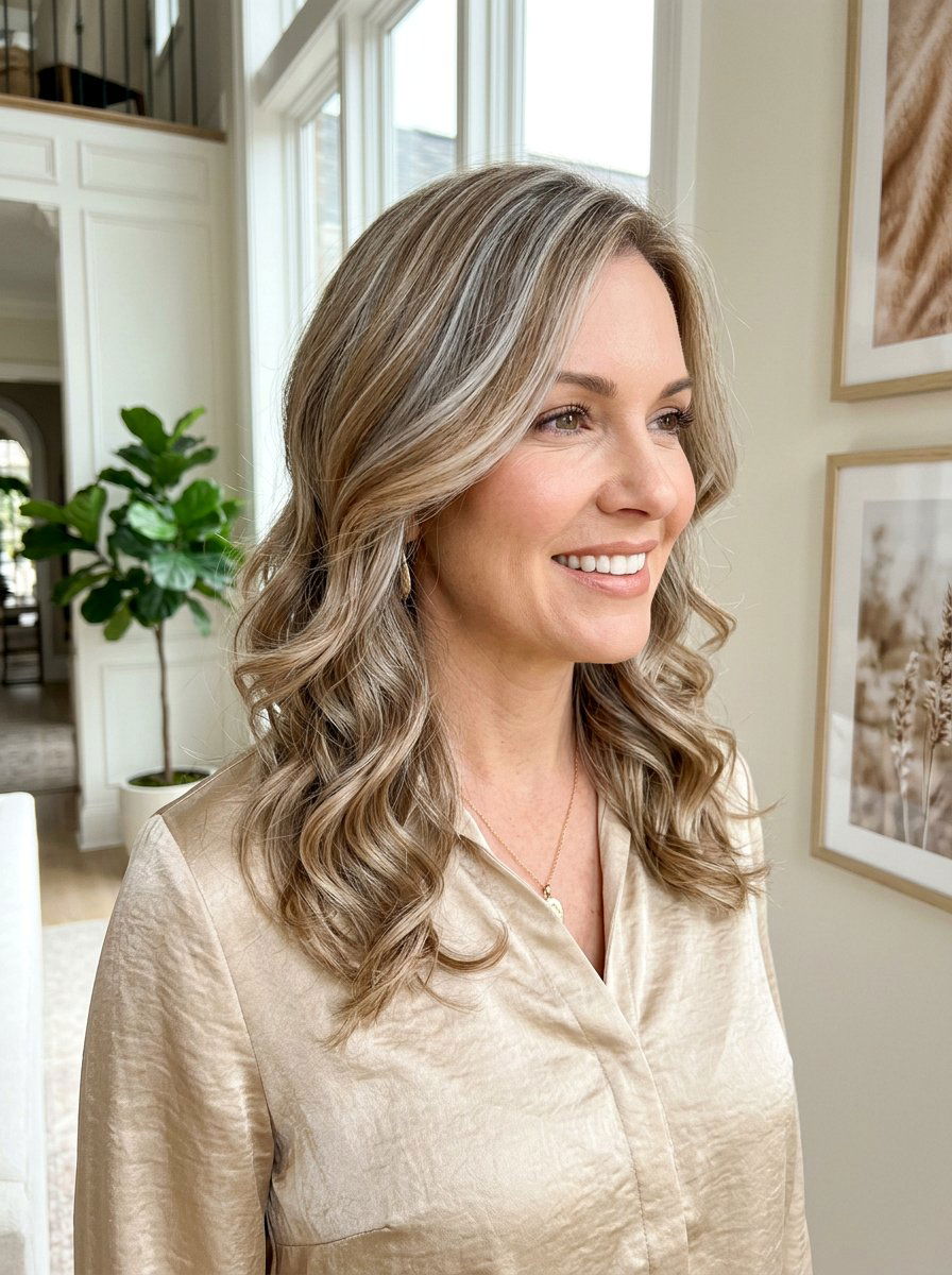 Pearl Gray Highlights With Blonde Dimension - 20 pearl gray blending highlights - 20 pearl gray blending highlights