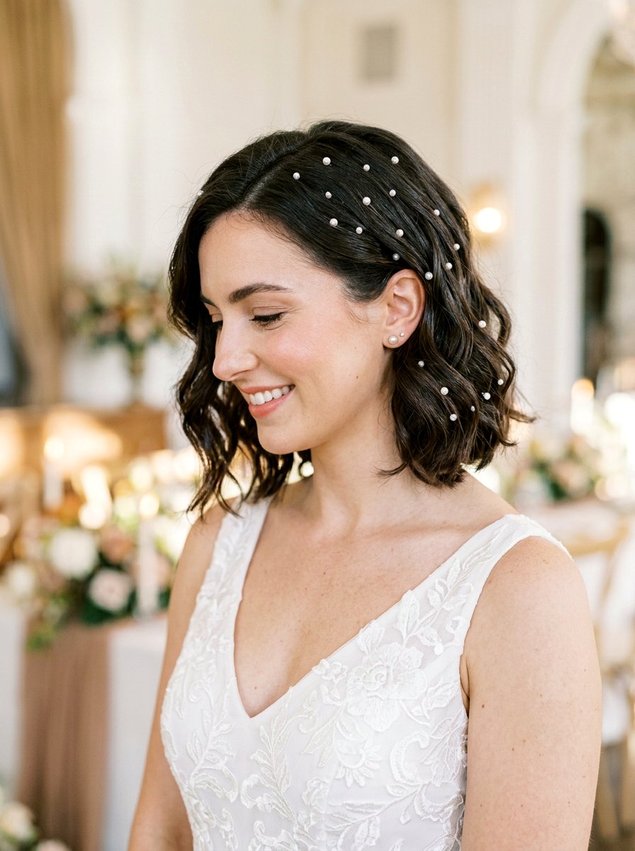 Pearl Hair Accessories Short Hair - 20 school dance hairstyles for short hair - 20 school dance hairstyles for short hair