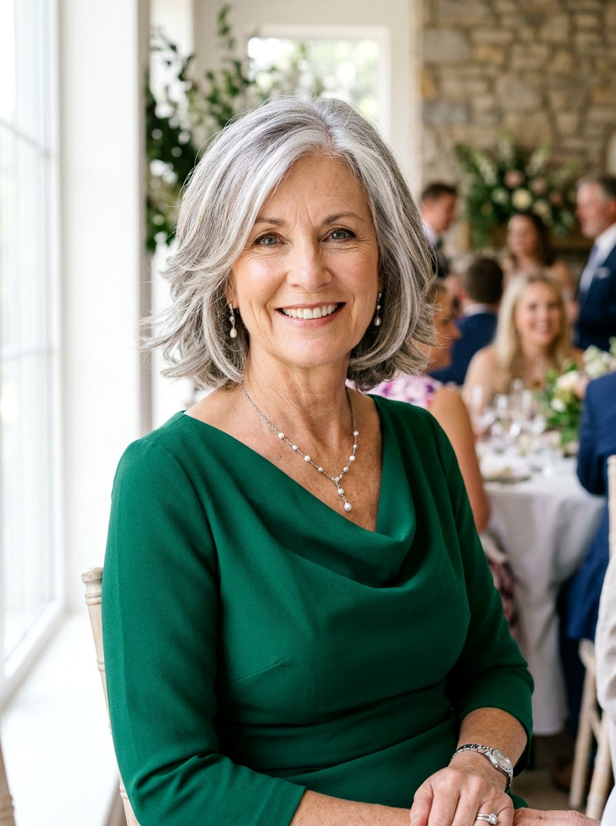 Pearl Silver Blending - 20 youthful hair color for older women - 20 youthful hair color for older women