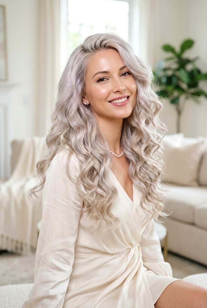 Pearl Silver Blonde Blend - 20 cool silver blonde blend - 20 cool silver blonde blend