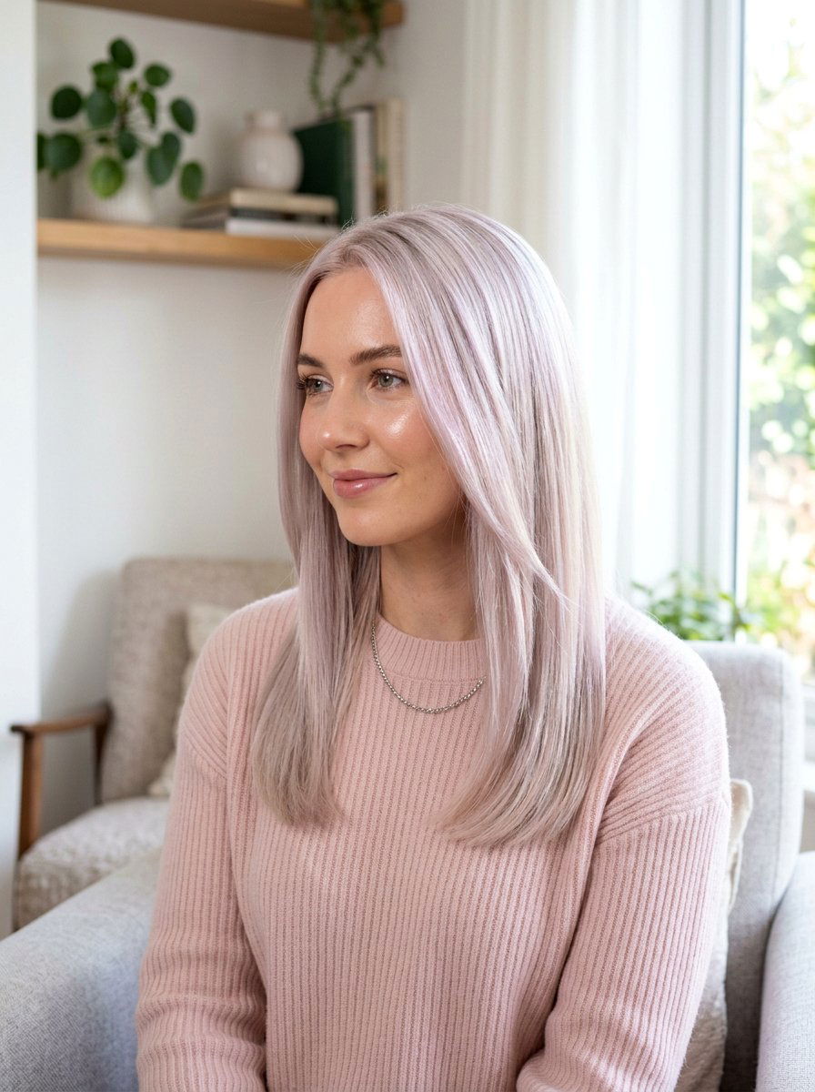 Pearl Toned Silver Blonde - 20 winter silver blonde hair color - 20 winter silver blonde hair color