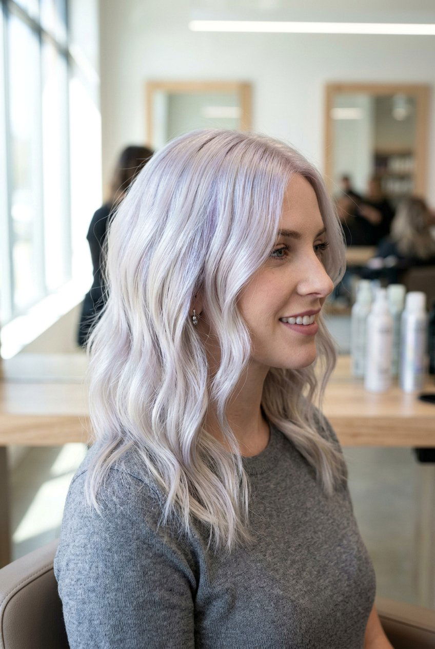 Pearl blonde - 20 spring blonde hair ideas - 20 spring blonde hair ideas