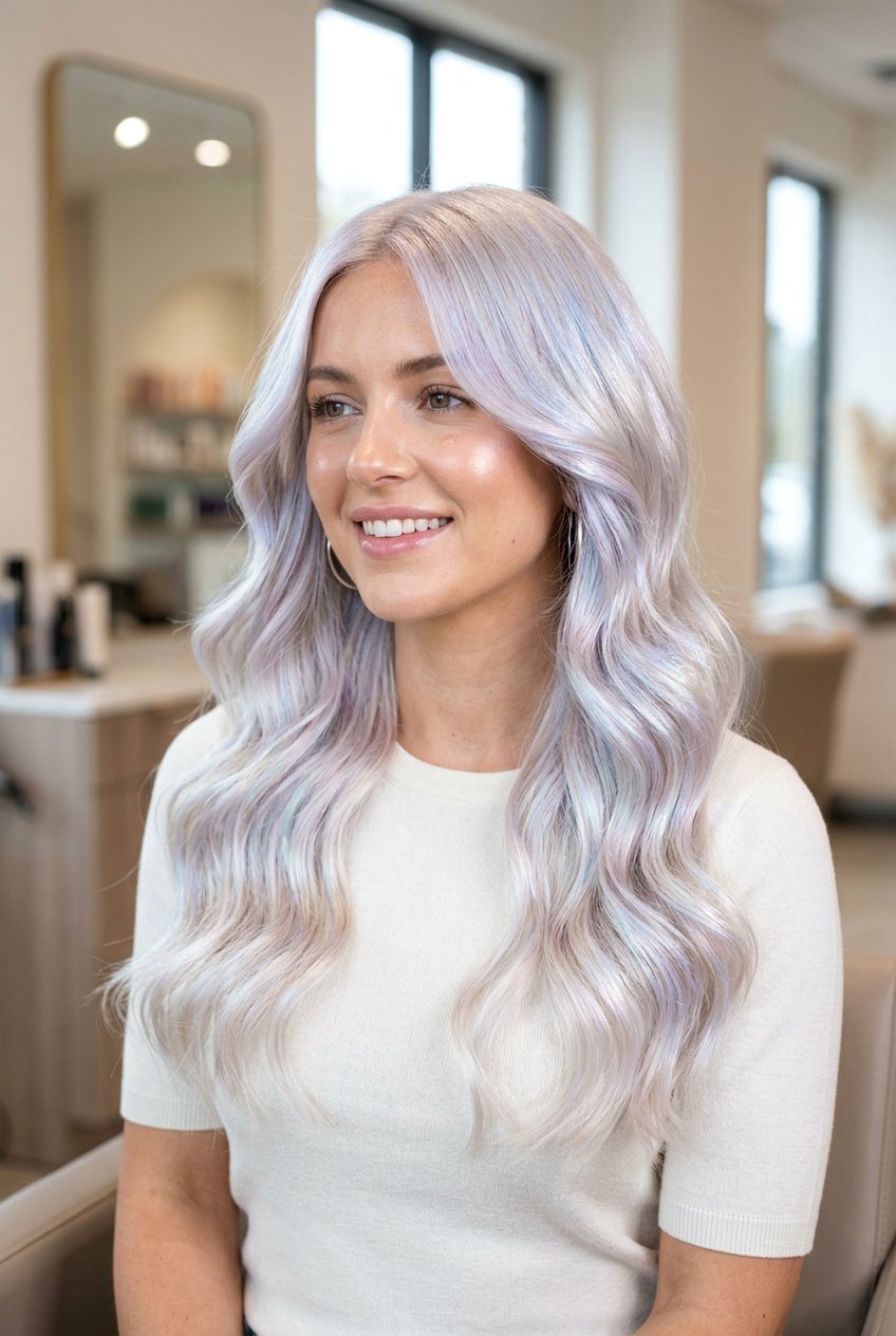Pearl blonde hair color - 20 winter hair color ideas - 20 winter hair color ideas