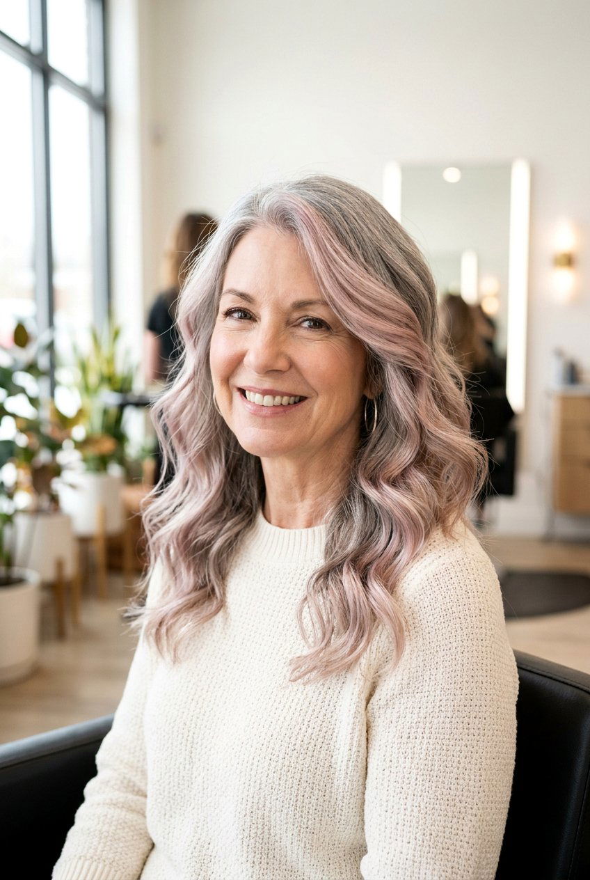 20 Flattering Blonde Gray Blending Highlights to Try Now