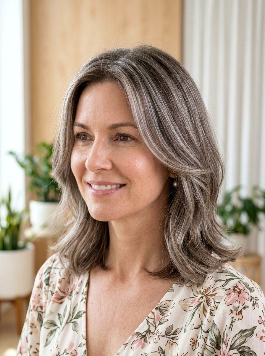 Pearl gray babylights for thinning hair - 20 pearl gray highlights for mature hair - 20 pearl gray highlights for mature hair