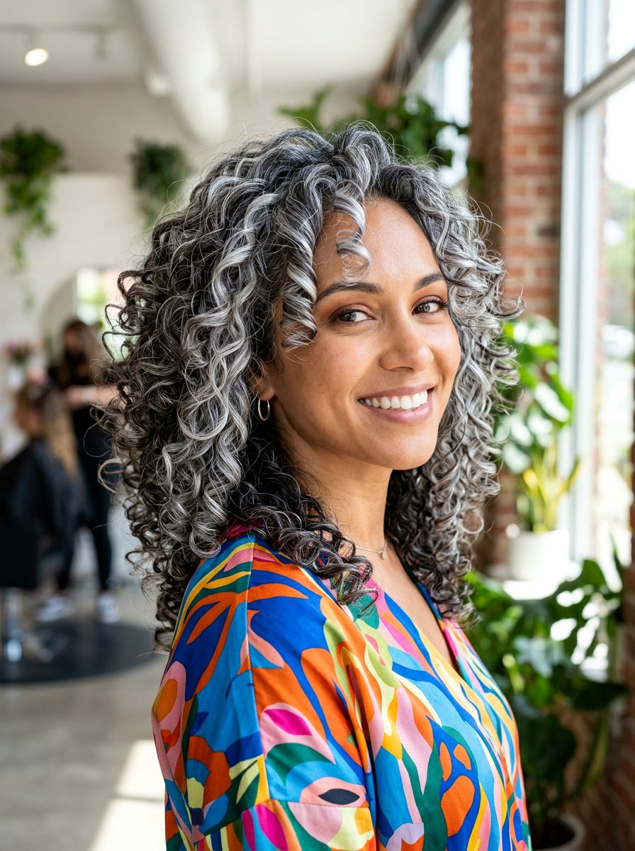 Pearl gray highlights for curly hair - 20 pearl gray highlights for mature hair - 20 pearl gray highlights for mature hair