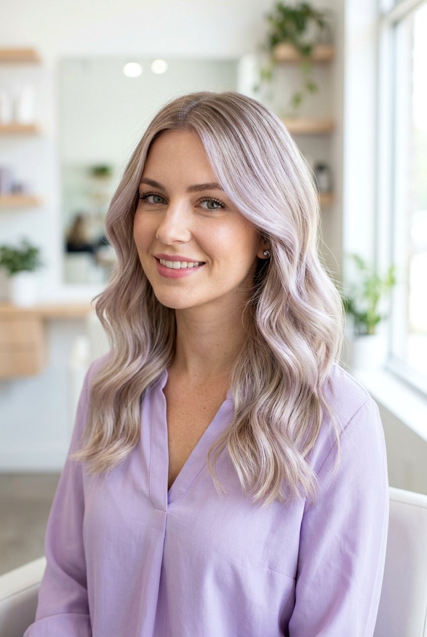 Pearlescent Blonde Balayage - 20 dimensional blonde balayage - 20 dimensional blonde balayage