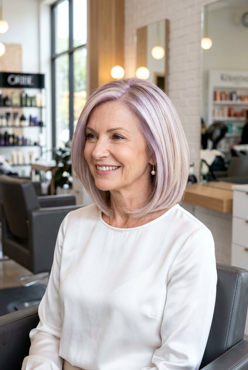 Pearlescent Blonde Balayage - 20 blonde balayage for women over 60 - 20 blonde balayage for women over 60