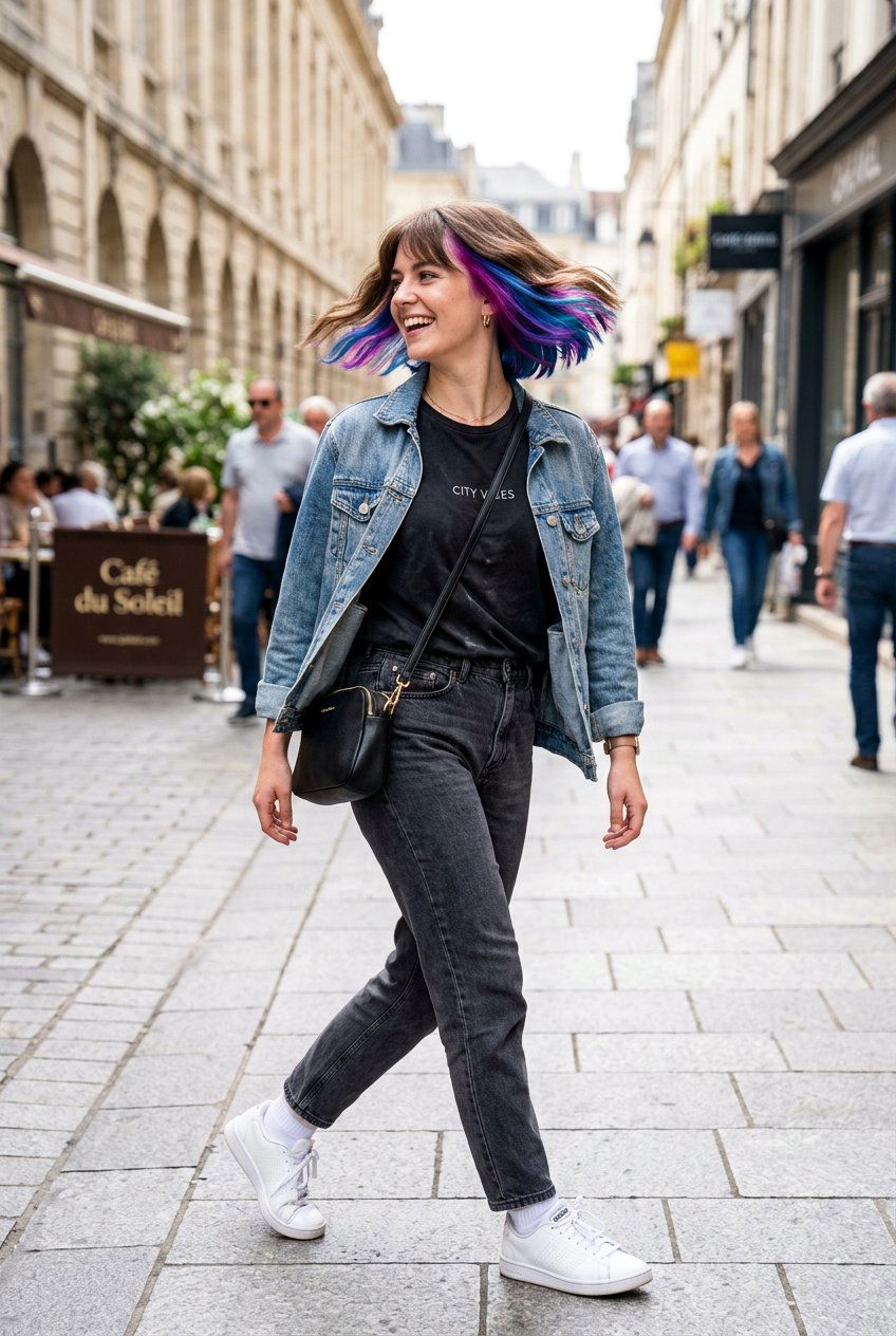 Peekaboo Color Short Bob - 20 hair color ideas for short bob hair - 20 hair color ideas for short bob hair