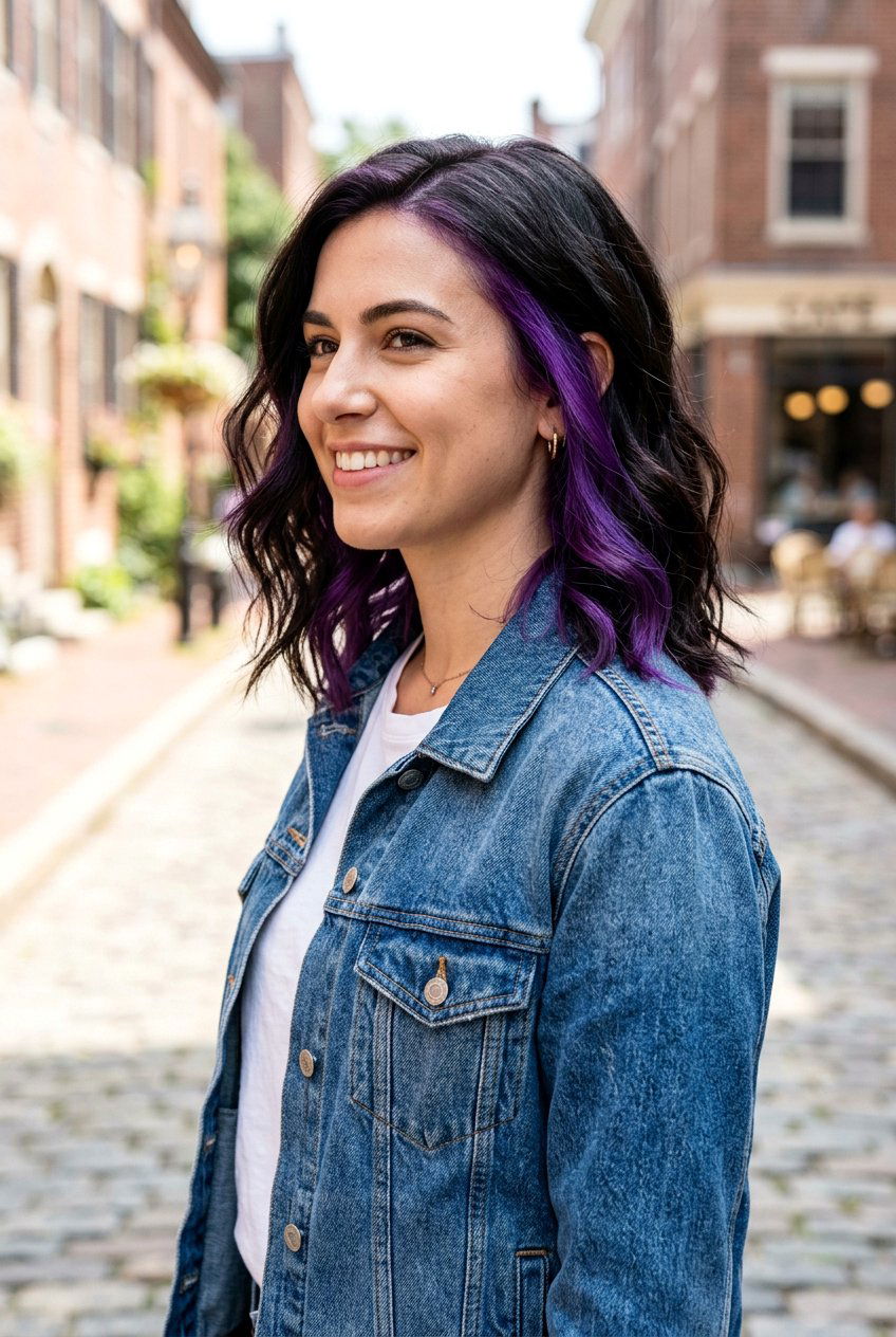 Peekaboo Money Piece Highlights - 20 money piece for first time hair color - 20 money piece for first time hair color