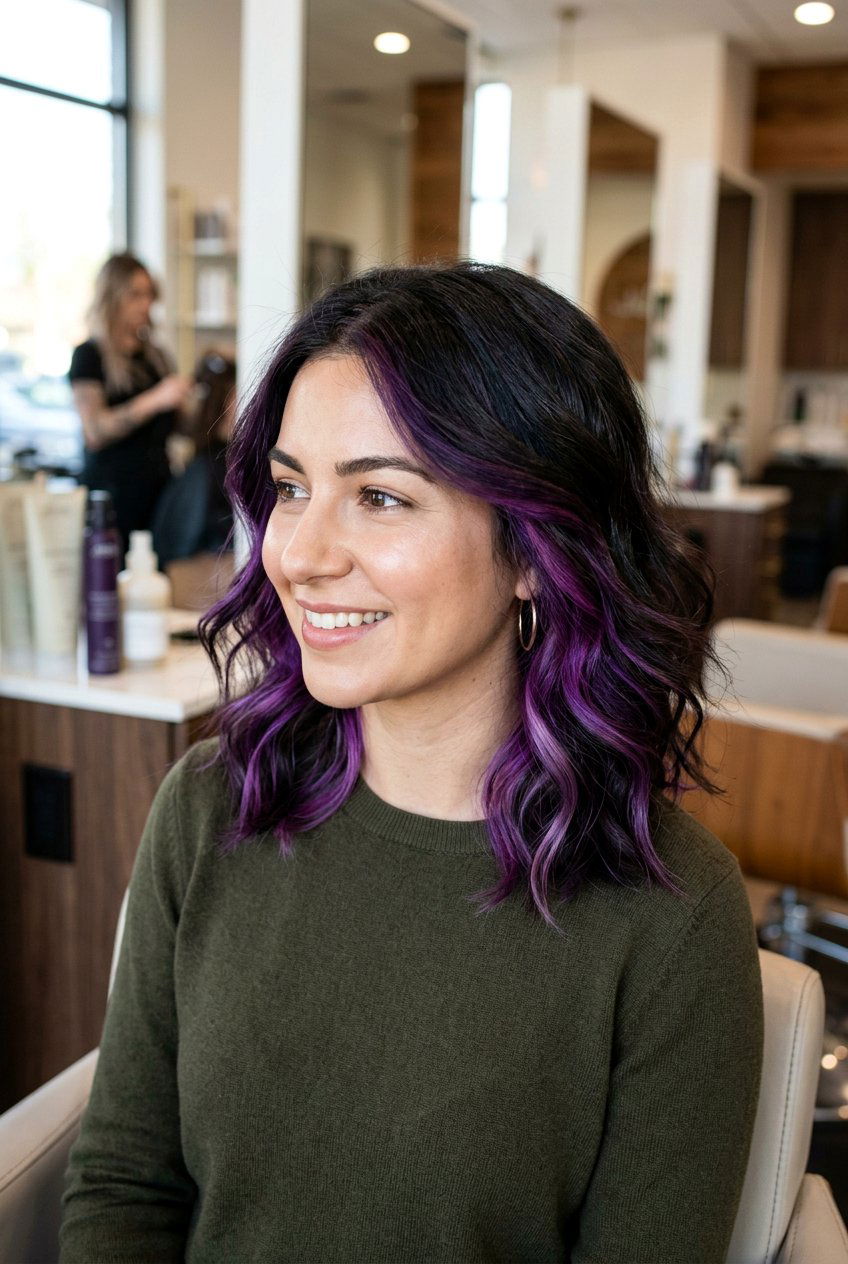 Peekaboo halo highlights - 20 halo highlights hair - 20 halo highlights hair