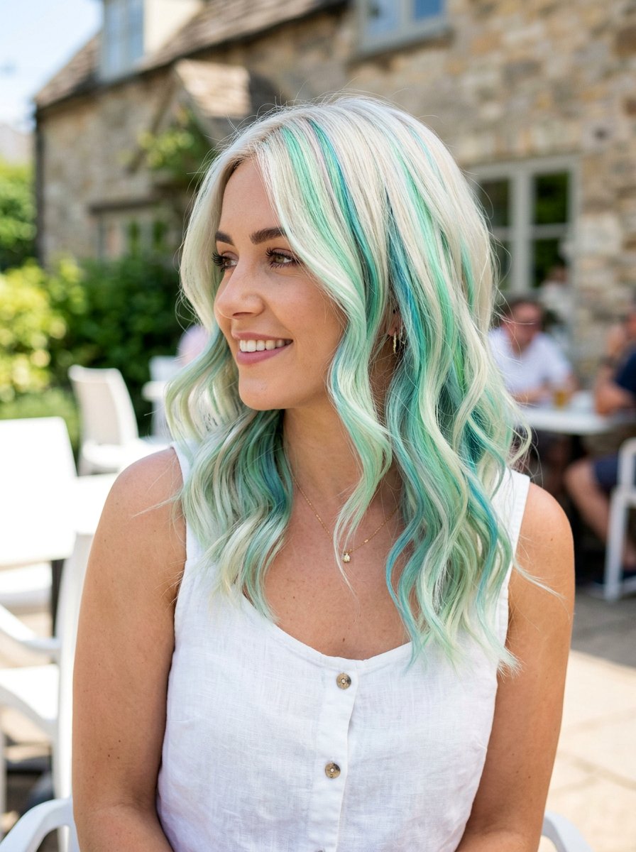 Peppermint Prism Hair Color - 20 prism hair color ideas - 20 prism hair color ideas