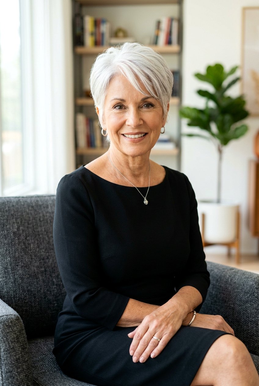 Peppery Lowlights For White Hair - 20 balayage for women with naturally gray hair - 20 balayage for women with naturally gray hair