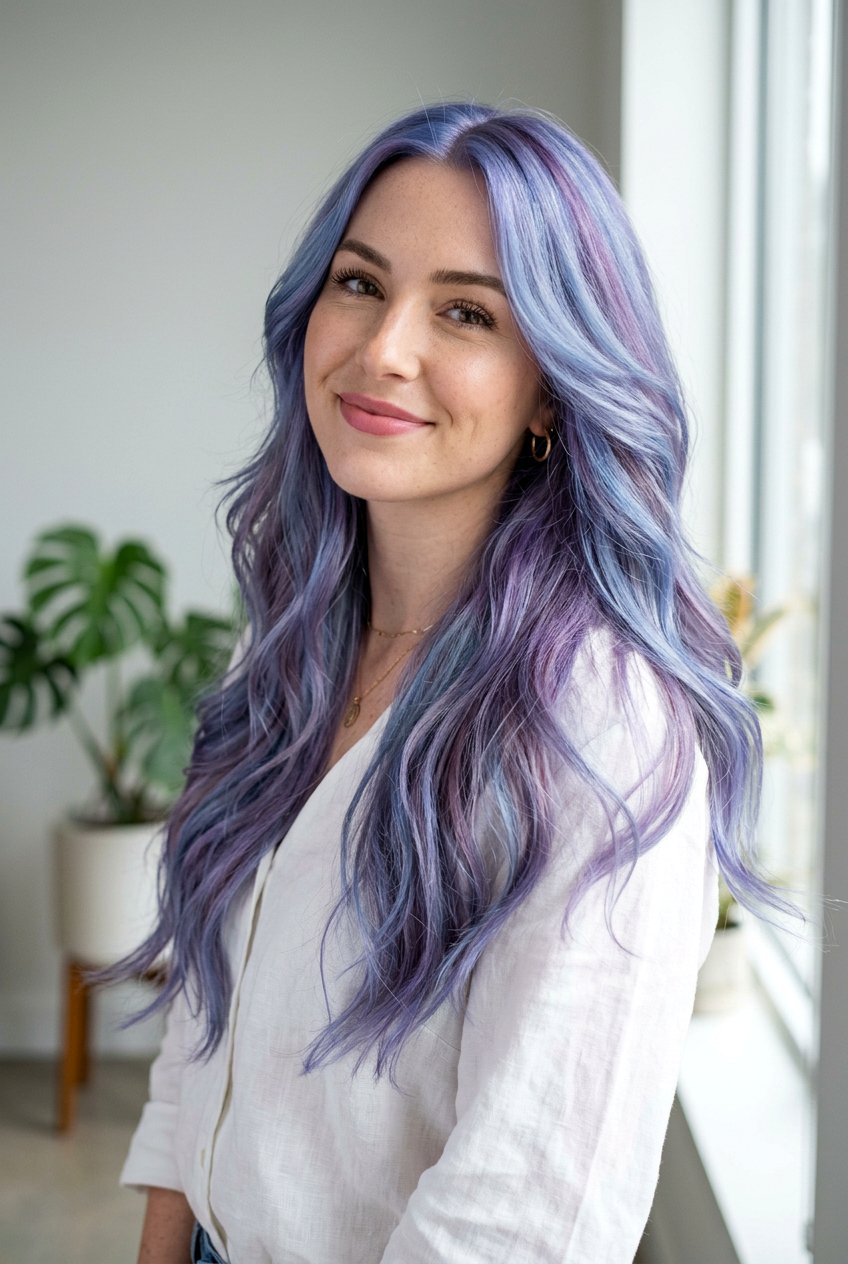 Periwinkle Lavender Mix - 20 pastel purple hair - 20 pastel purple hair
