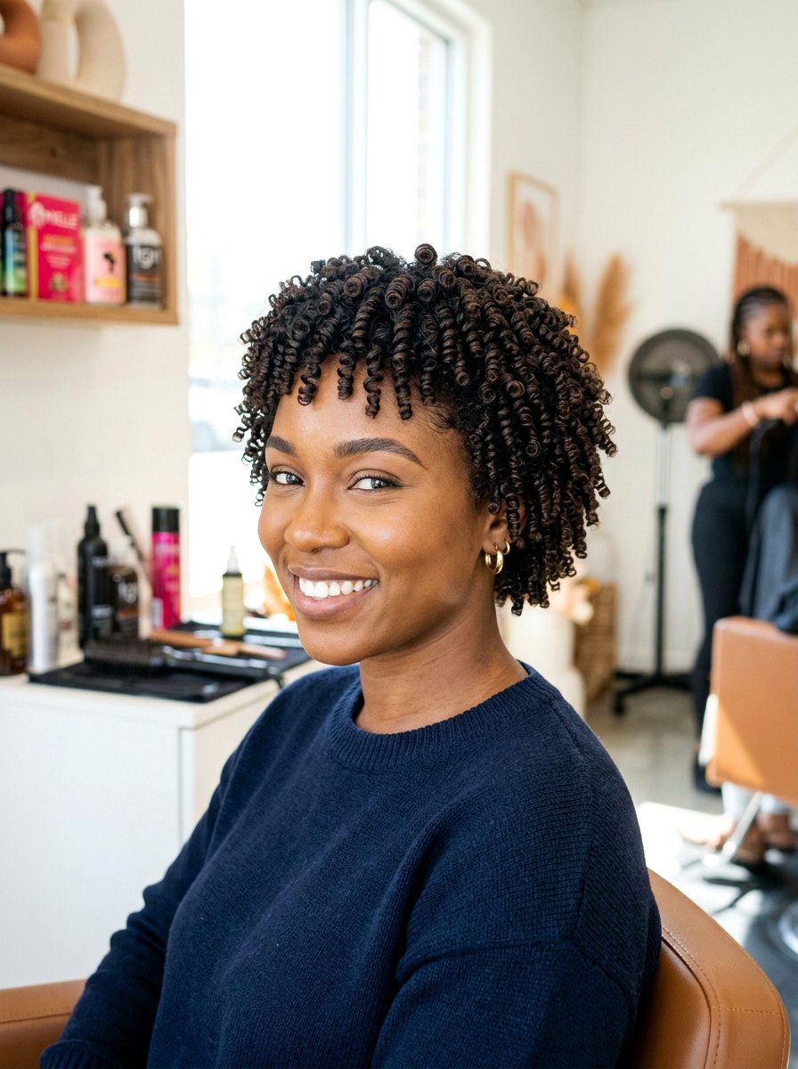 Perm Rod Set - 20 overnight styles for natural hair stretch - 20 overnight styles for natural hair stretch