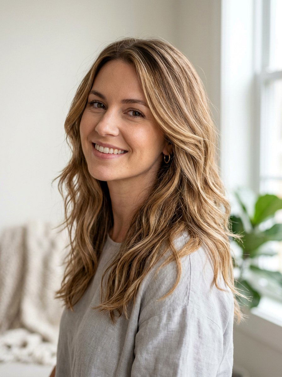 Piecey Layers With Subtle Waves Medium Hair - 20 piecey layers for medium hair - 20 piecey layers for medium hair