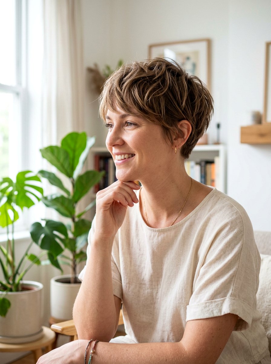 Piecey Pixie Cut - 20 polished pixie for fine hair women - 20 polished pixie for fine hair women