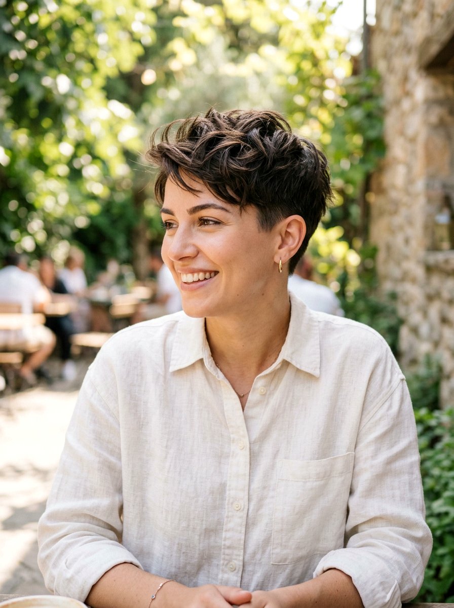 Piecey Pixie Cut - 20 trendy haircut for fine hair 2026 - 20 trendy haircut for fine hair 2026