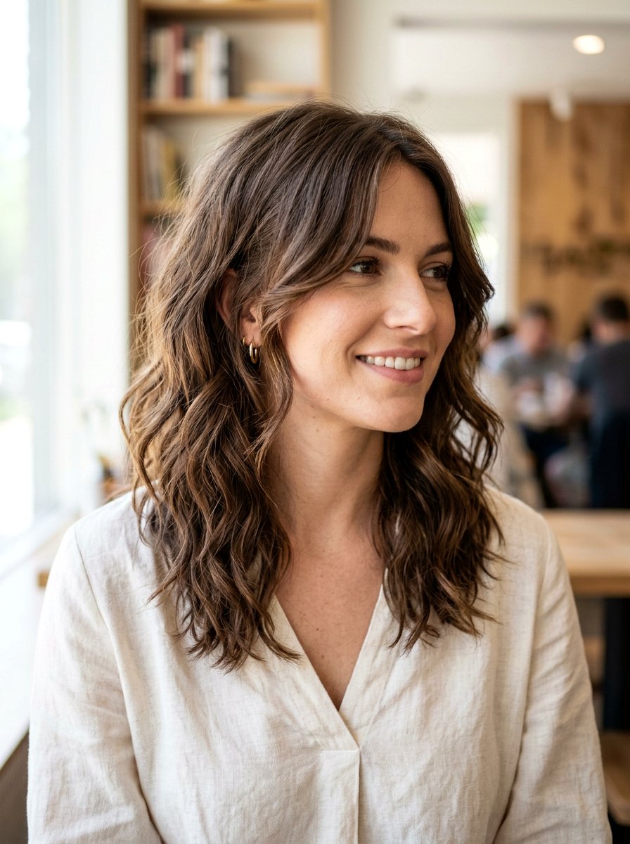 Piecey Shoulder Length Haircut For Women - 20 piecey haircut for women - 20 piecey haircut for women