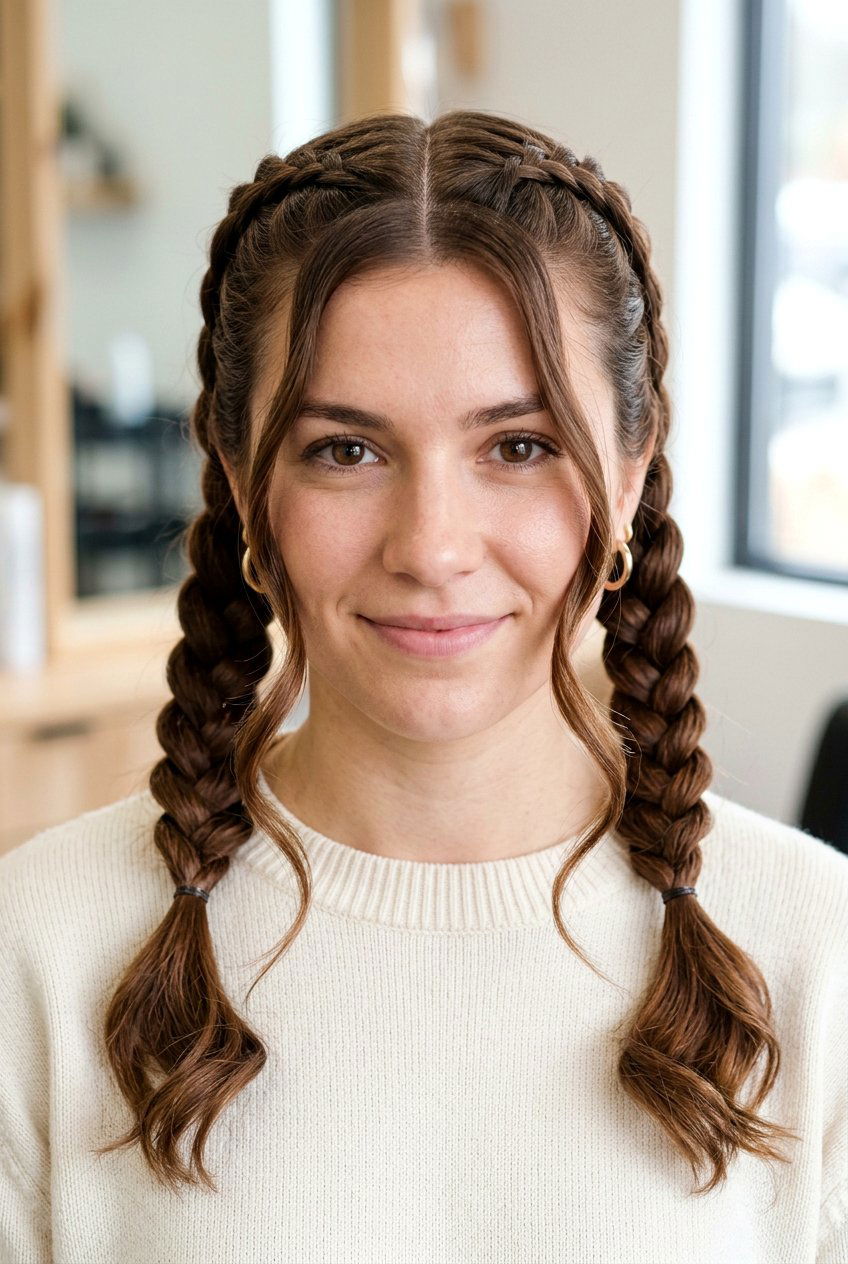 Pigtail Braid Definition - 20 overnight braid curls for medium hair - 20 overnight braid curls for medium hair